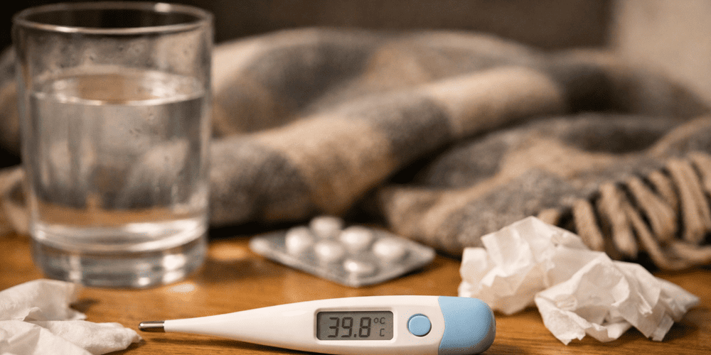 Скільки тримається температура у дитини при ГРВІ