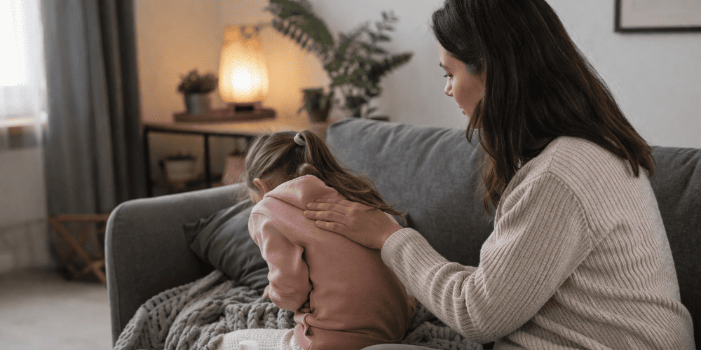 Чому після ГРВІ у дитини болить живіт